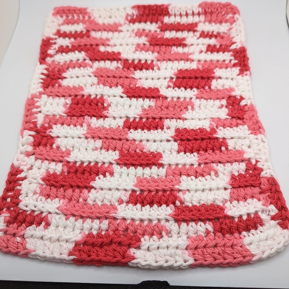 💞2/$20 HAND CRAFTED Crocheted All Purpse 100% Cottn Reusble Bath or Dish Cloths - Picture 7 of 7